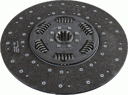 SACHS 1878 004 133 - Sajūga disks www.autospares.lv