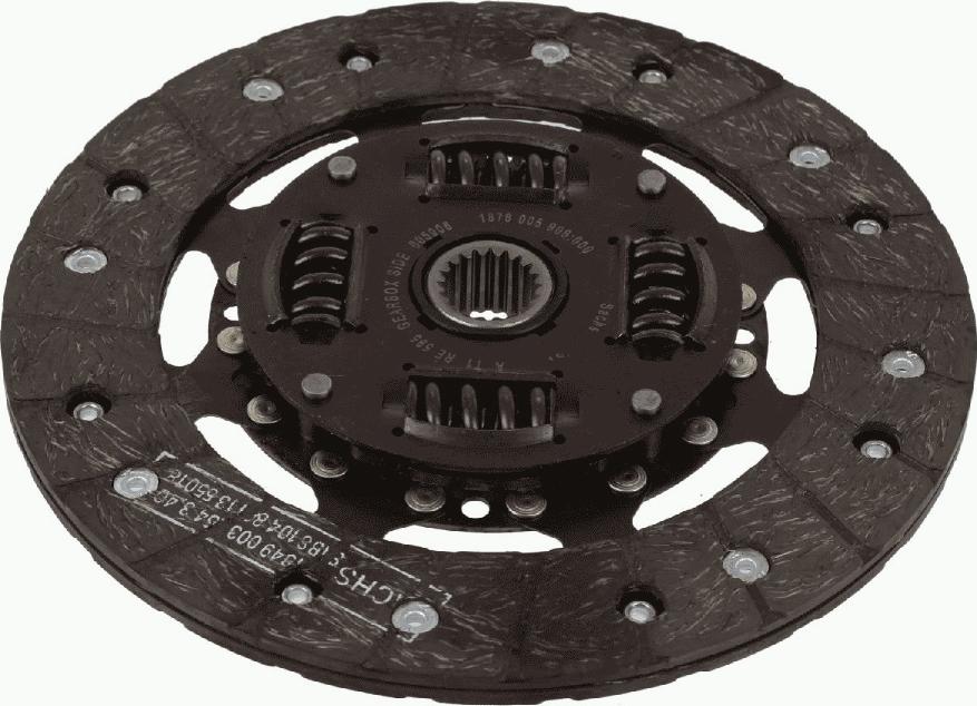 SACHS 1878 005 906 - Sajūga disks autospares.lv