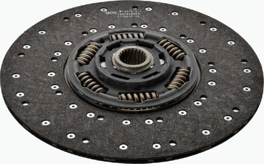 SACHS 1878 005 487 - Sajūga disks www.autospares.lv