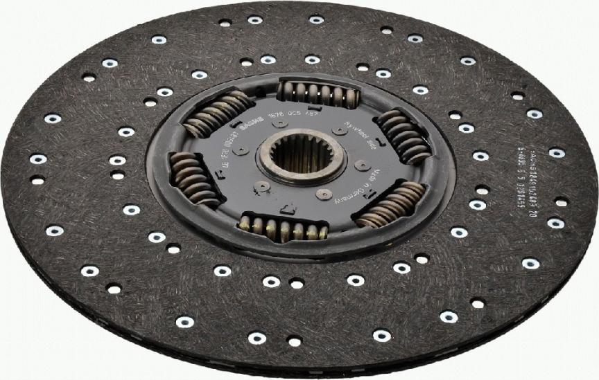 SACHS 1878 005 487 - Sajūga disks www.autospares.lv