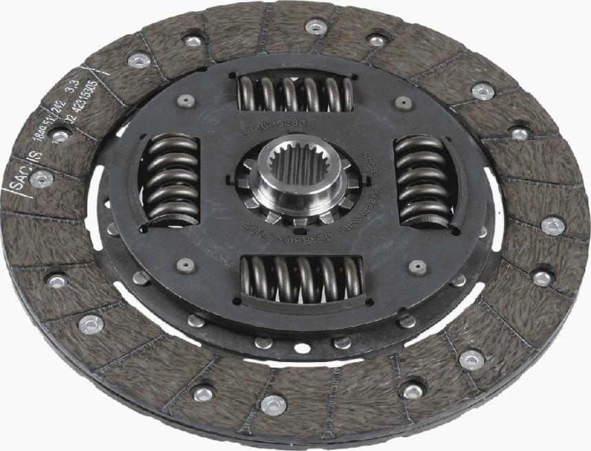 SACHS 1878 005 583 - Sajūga disks www.autospares.lv