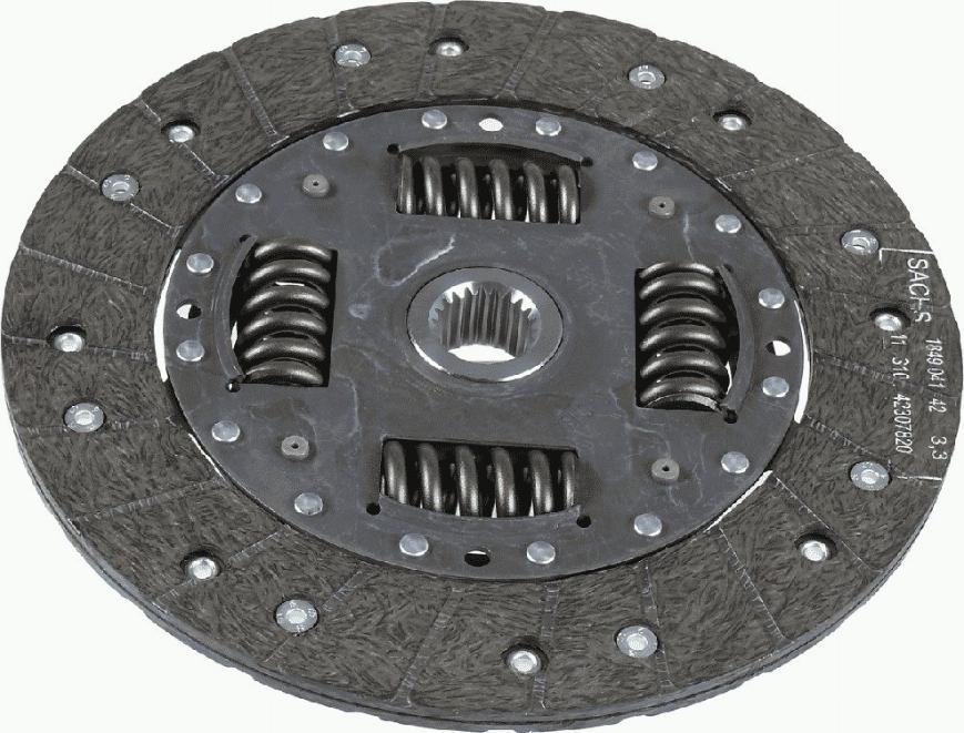 SACHS 1878 005 616 - Sajūga disks autospares.lv