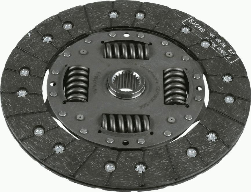 SACHS 1878 005 625 - Sajūga disks www.autospares.lv