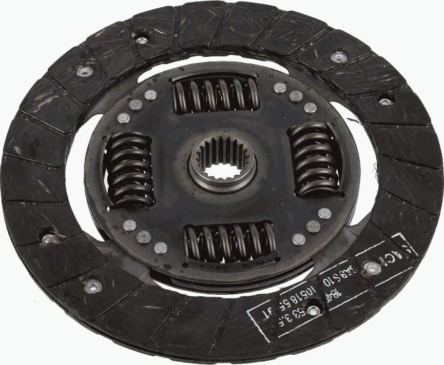 SACHS 1878 005 857 - Sajūga disks www.autospares.lv