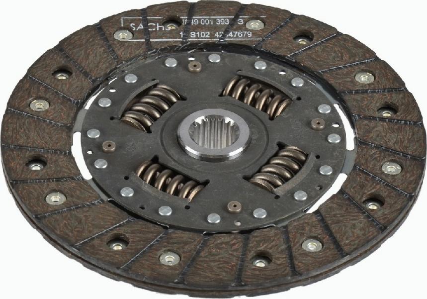 SACHS 1878 006 443 - Sajūga disks www.autospares.lv