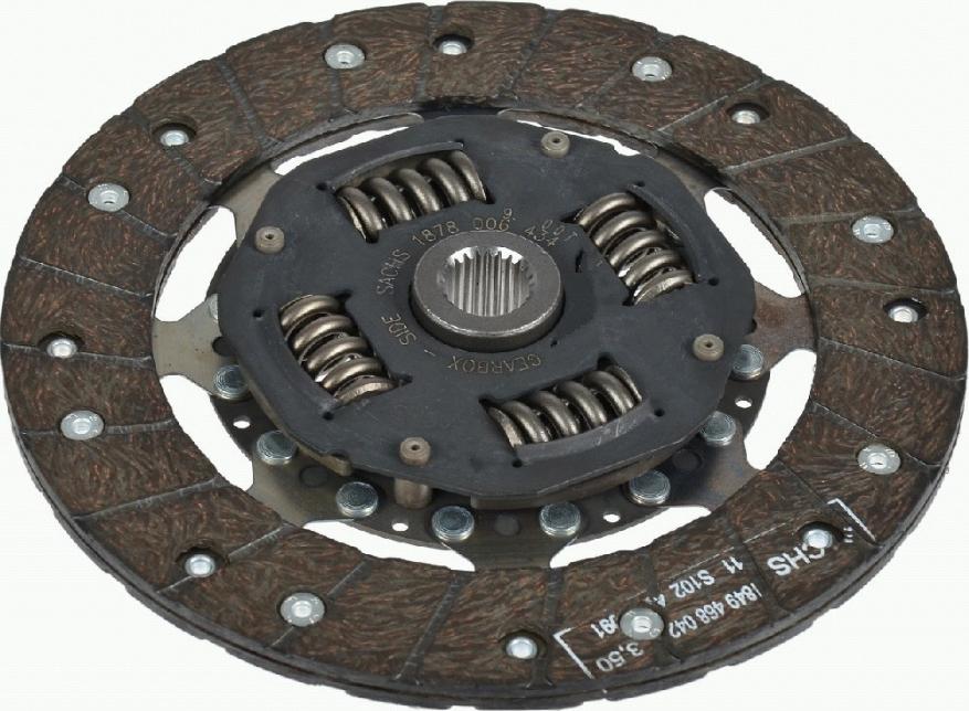 SACHS 1878 006 434 - Sajūga disks autospares.lv