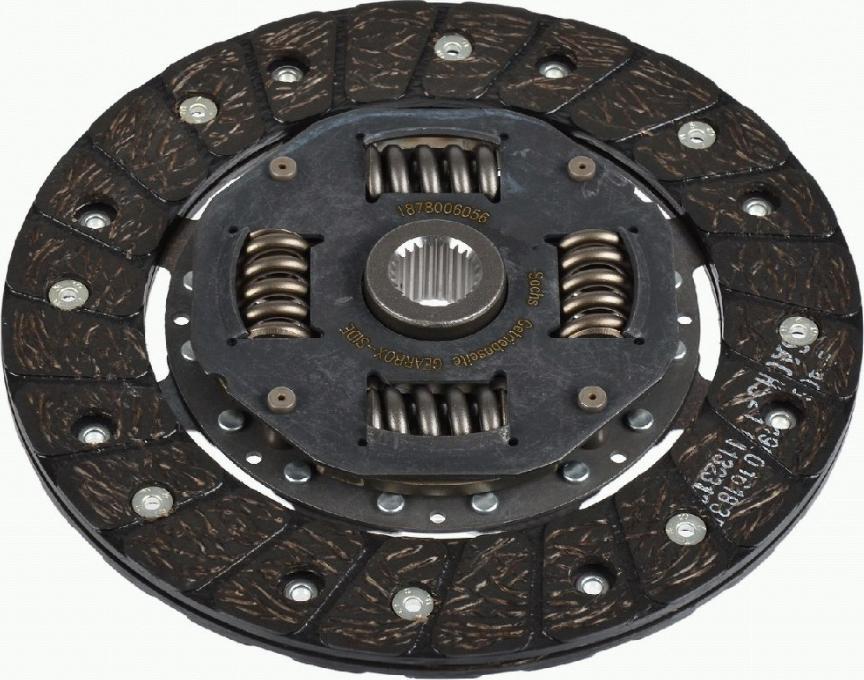 SACHS 1878 006 056 - Sajūga disks www.autospares.lv