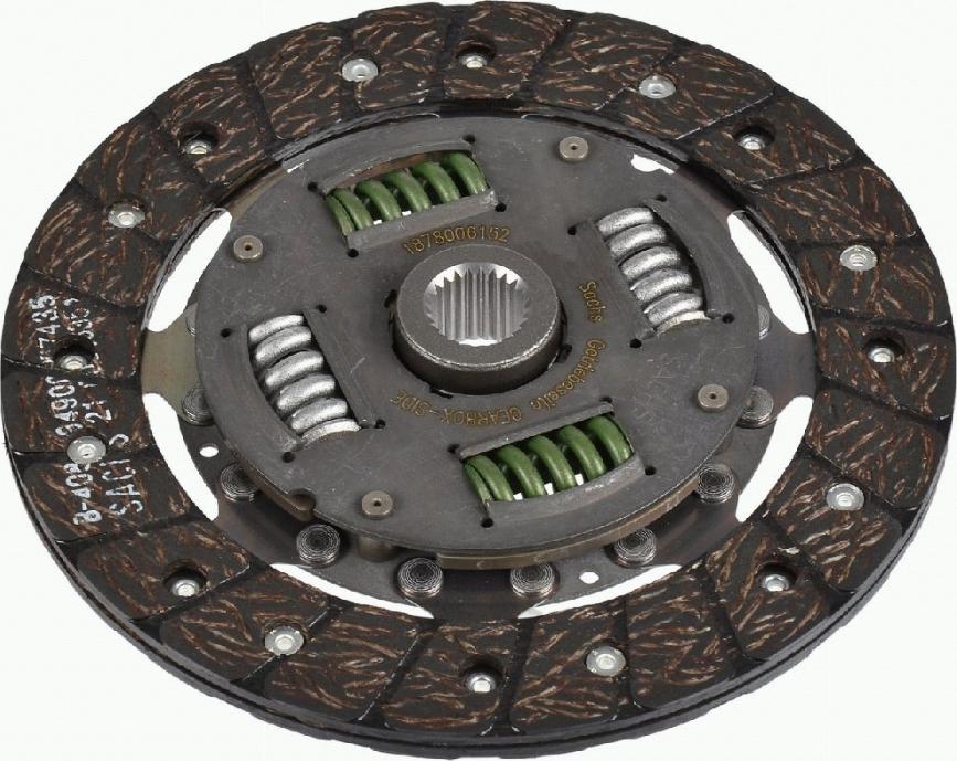 SACHS 1878 006 152 - Sajūga disks autospares.lv