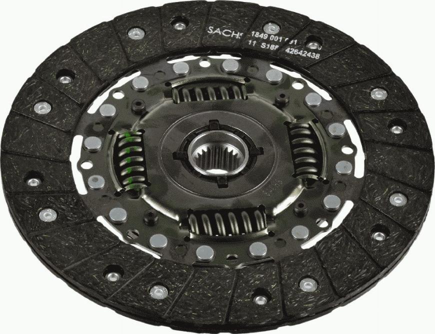 SACHS 1878 000 193 - Sajūga disks www.autospares.lv