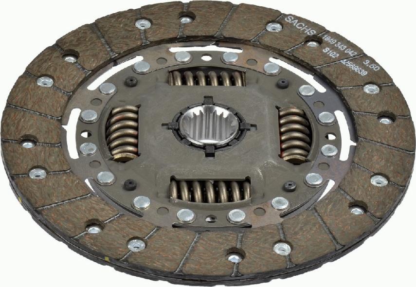 SACHS 1878 001 544 - Sajūga disks www.autospares.lv