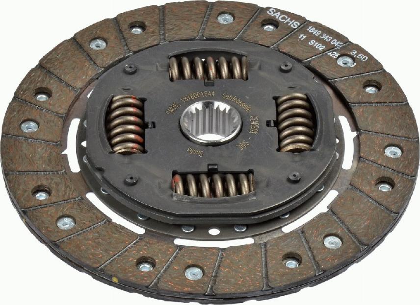 SACHS 1878 001 544 - Sajūga disks www.autospares.lv