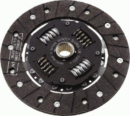 SACHS 1 878 001 031 - Sajūga disks autospares.lv