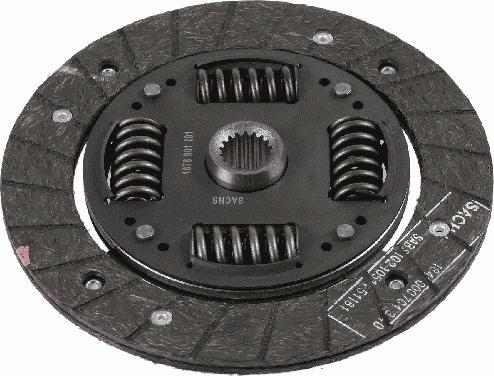 SACHS 1 878 001 191 - Диск сцепления, фрикцион www.autospares.lv