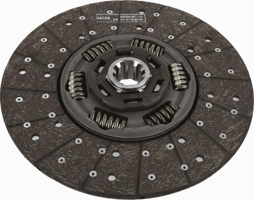 SACHS 1878 001 144 - Sajūga disks www.autospares.lv