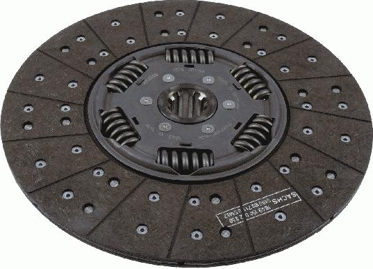 SACHS 1878 001 145 - Sajūga disks www.autospares.lv