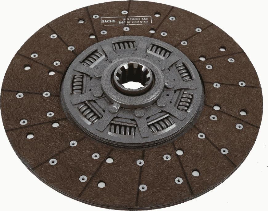 SACHS 1878 001 147 - Sajūga disks www.autospares.lv