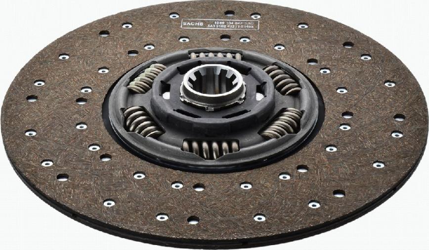 SACHS 1878 001 152 - Sajūga disks www.autospares.lv