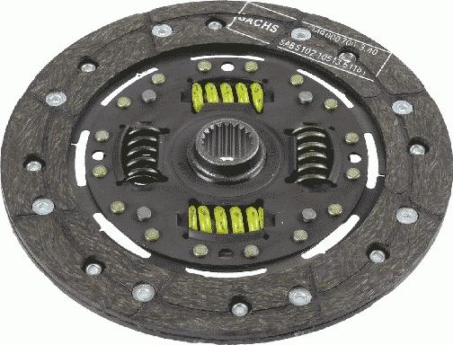 SACHS 1 878 001 189 - Sajūga disks autospares.lv