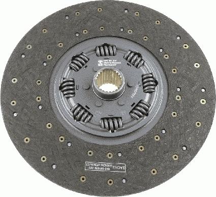 SACHS 1 878 001 215 - Sajūga disks www.autospares.lv