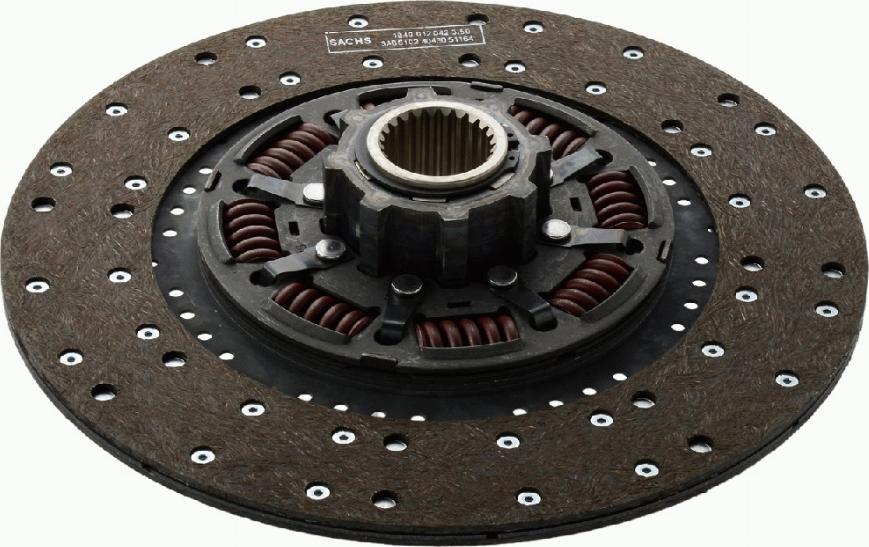 SACHS 1878 001 216 - Sajūga disks www.autospares.lv