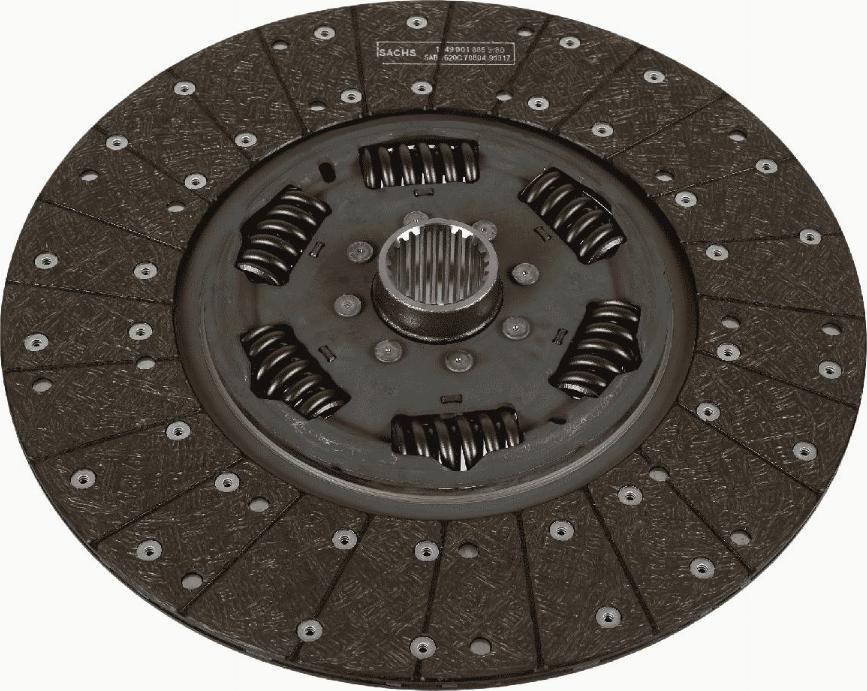 SACHS 1878 008 471 - Sajūga disks www.autospares.lv