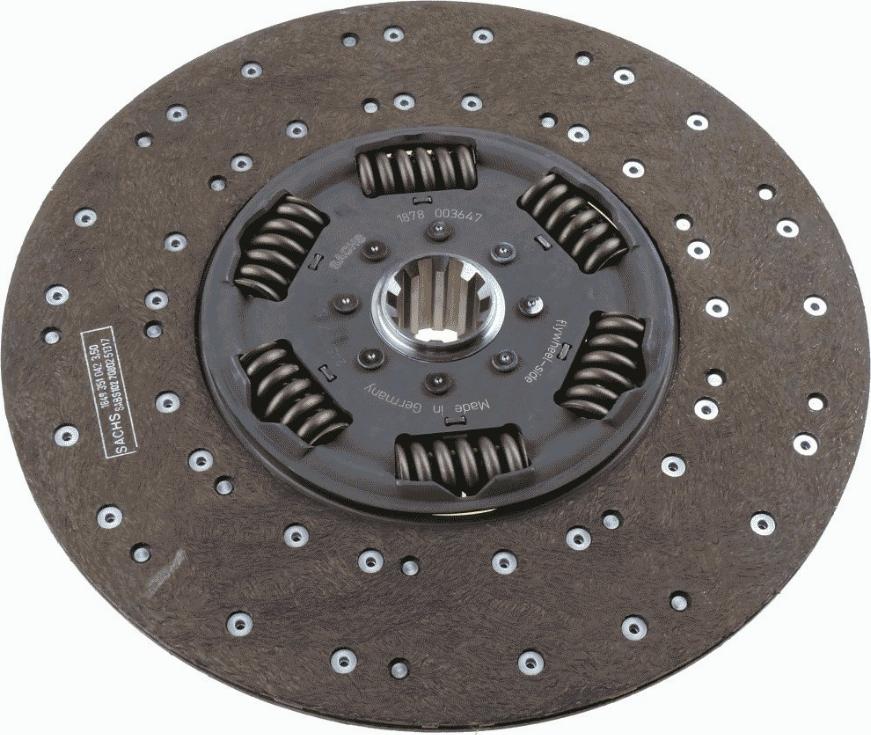 SACHS 1 878 003 647 - Sajūga disks www.autospares.lv