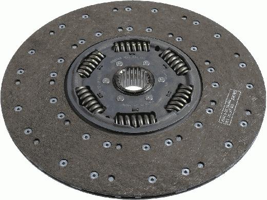 SACHS 1878 003 658 - Sajūga disks www.autospares.lv