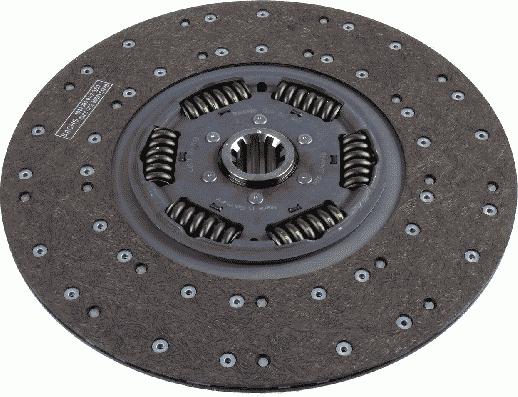 SACHS 1878 003 657 - Sajūga disks www.autospares.lv