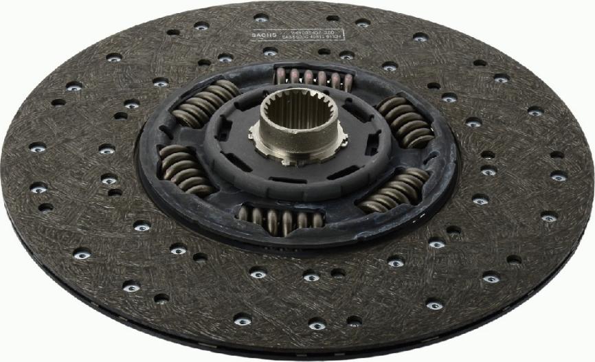 SACHS 1878 003 066 - Sajūga disks www.autospares.lv