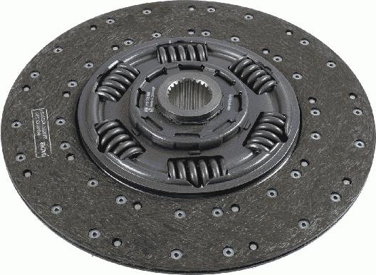 SACHS 1878 003 868 - Sajūga disks www.autospares.lv