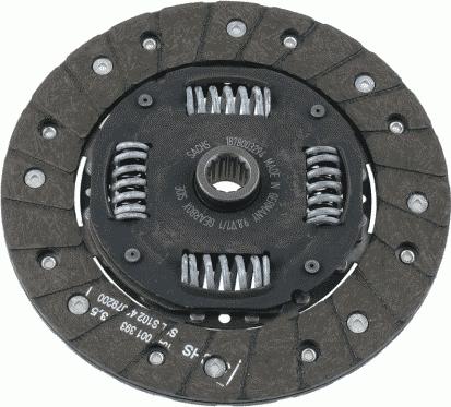 SACHS 1878 003 294 - Диск сцепления, фрикцион www.autospares.lv