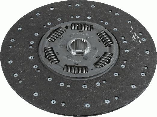 SACHS 1878 003 238 - Sajūga disks www.autospares.lv