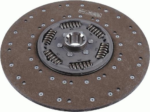 SACHS 1878 003 274 - Sajūga disks www.autospares.lv