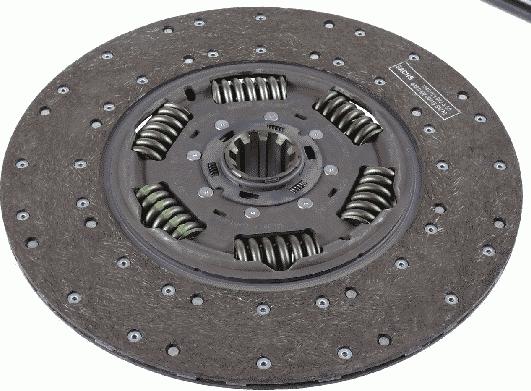 SACHS 1878 002 643 - Sajūga disks www.autospares.lv