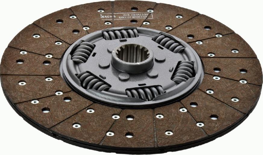 SACHS 1878 002 075 - Sajūga disks www.autospares.lv