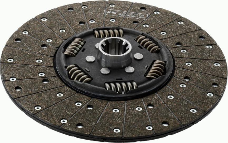 SACHS 1 878 002 071 - Sajūga disks www.autospares.lv