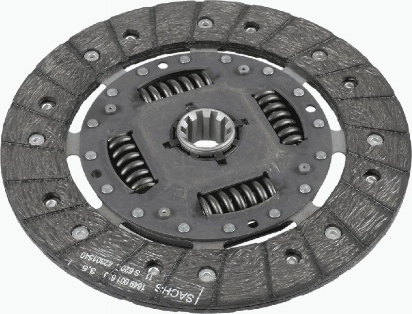 SACHS 1878 002 072 - Sajūga disks www.autospares.lv