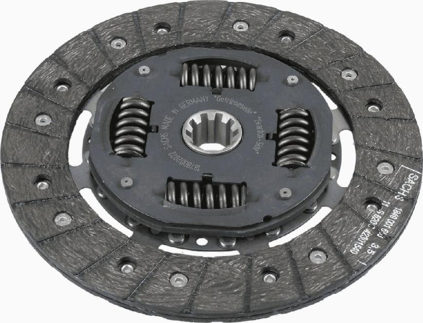 SACHS 1878 002 072 - Sajūga disks www.autospares.lv