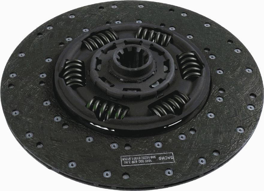 SACHS 1 878 002 139 - Sajūga disks www.autospares.lv