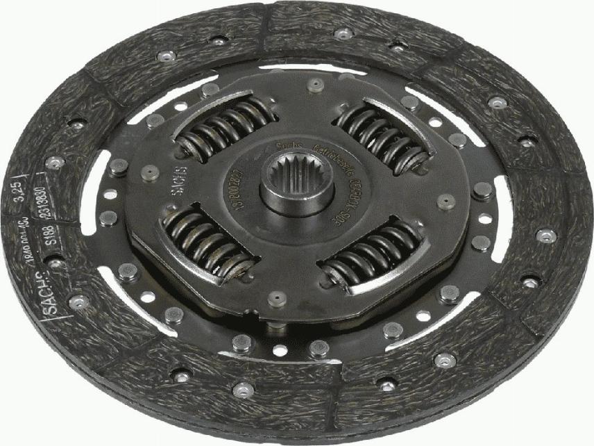 SACHS 1878 002 827 - Sajūga disks www.autospares.lv