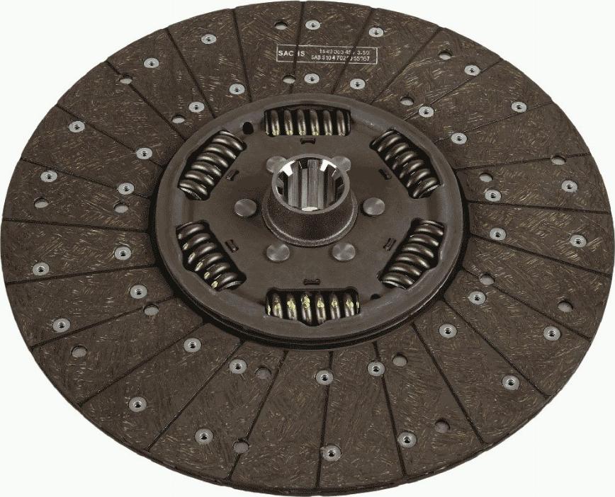 SACHS 1878 002 706 - Sajūga disks www.autospares.lv