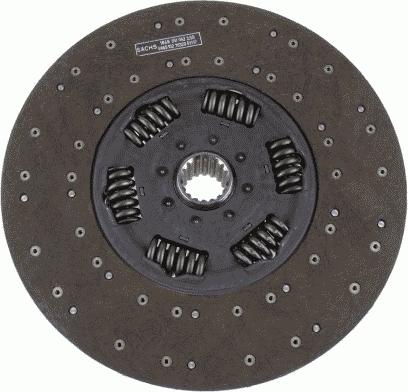 SACHS 1878 002 730 - Sajūga disks www.autospares.lv