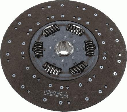 SACHS 1878 002 731 - Sajūga disks www.autospares.lv