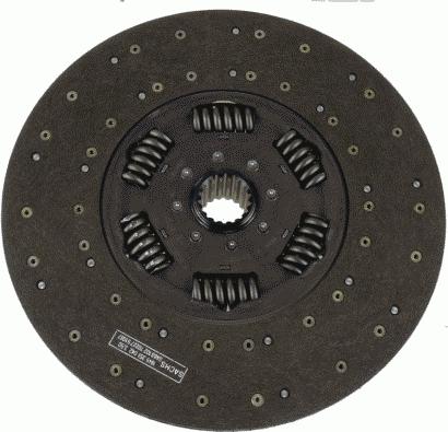 SACHS 1878 002 732 - Sajūga disks www.autospares.lv