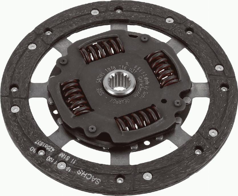 SACHS 1 878 016 031 - Sajūga disks www.autospares.lv