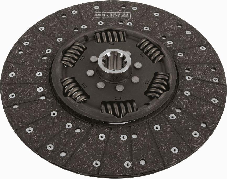 SACHS 1 878 086 741 - Sajūga disks www.autospares.lv