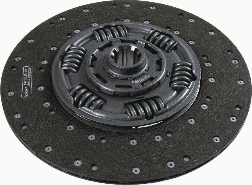 SACHS 1 878 038 041 - Sajūga disks www.autospares.lv