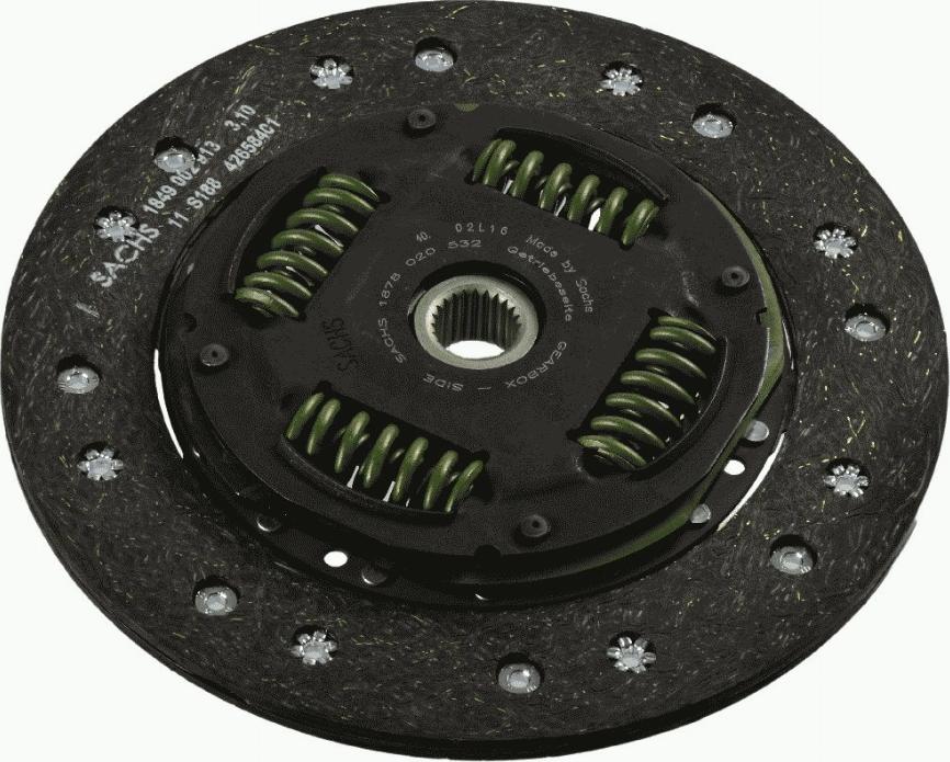 SACHS 1 878 020 532 - Sajūga disks www.autospares.lv