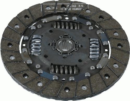 SACHS 1878 023 331 - Sajūga disks www.autospares.lv