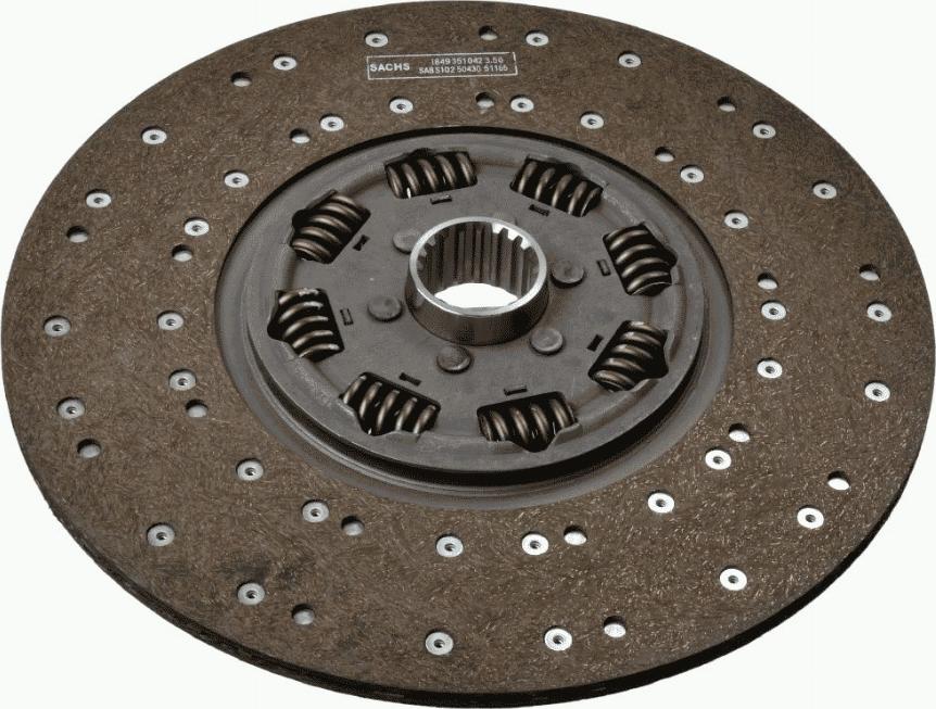 SACHS 1878 027 442 - Sajūga disks www.autospares.lv